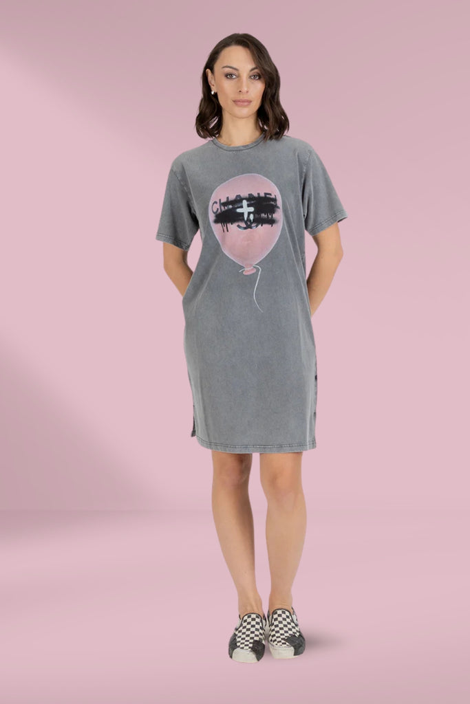 Federation Rush Dress Balloon Slate From BoxHill