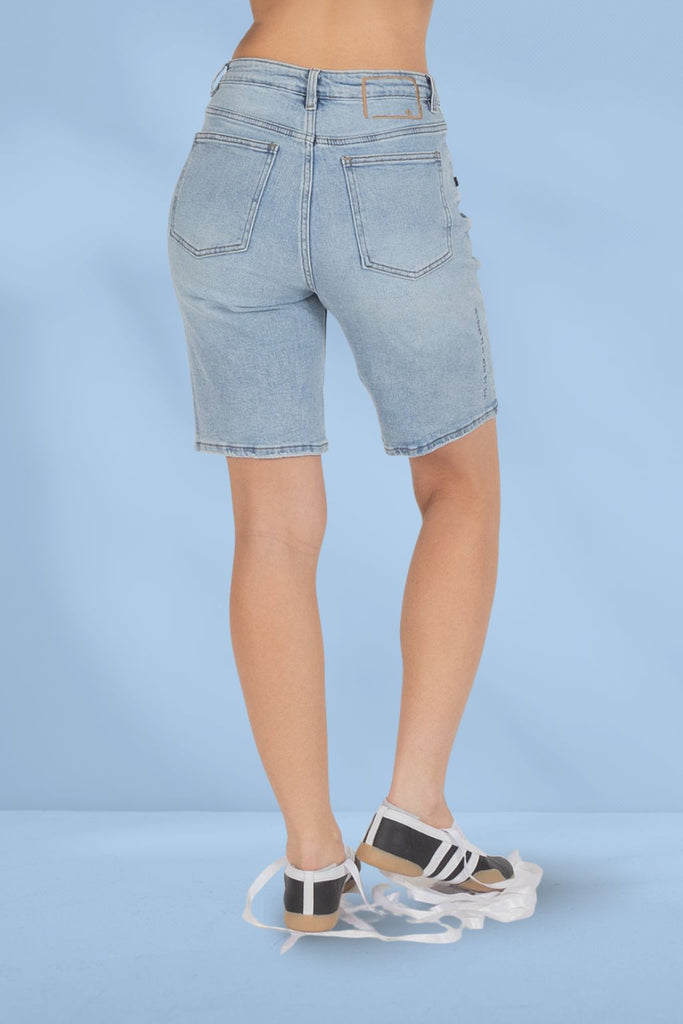 Federation Take It Easy Shorts Trio Washed Blue From BoxHill