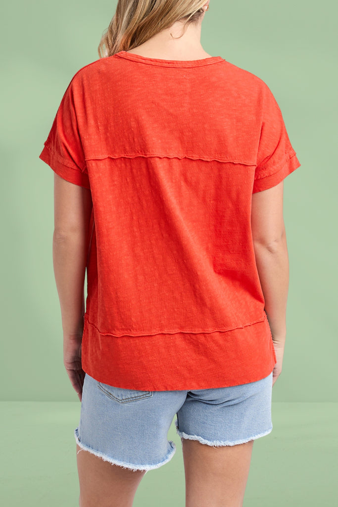 Foxwood Allison Tee Tangelo From BoxHill