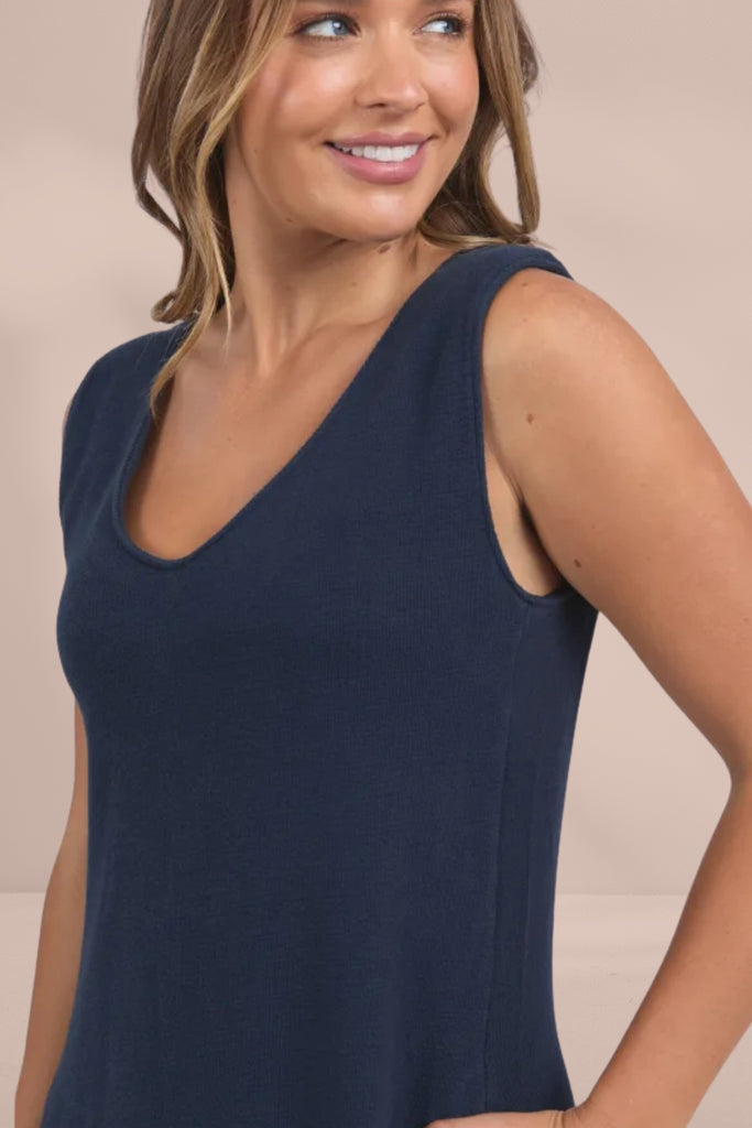 Foxwood Aspen Dress Navy From BoxHill