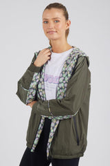 Foxwood Aths Reversible Spray Jacket Khaki Floral From BoxHill