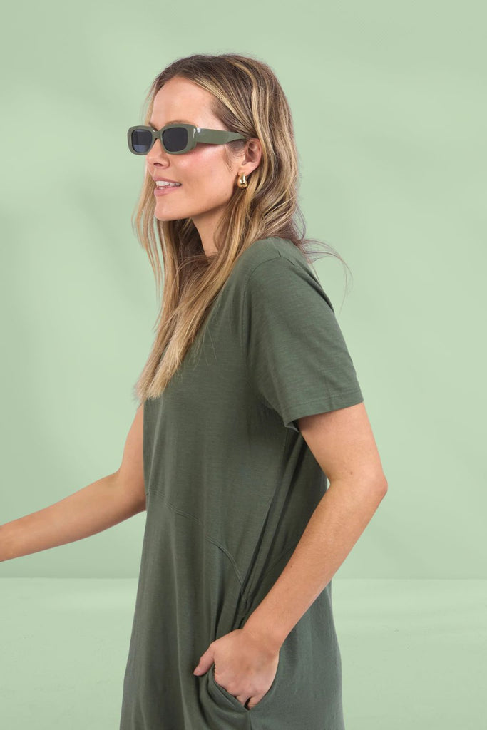 Foxwood Bay Dress Khaki From BoxHill
