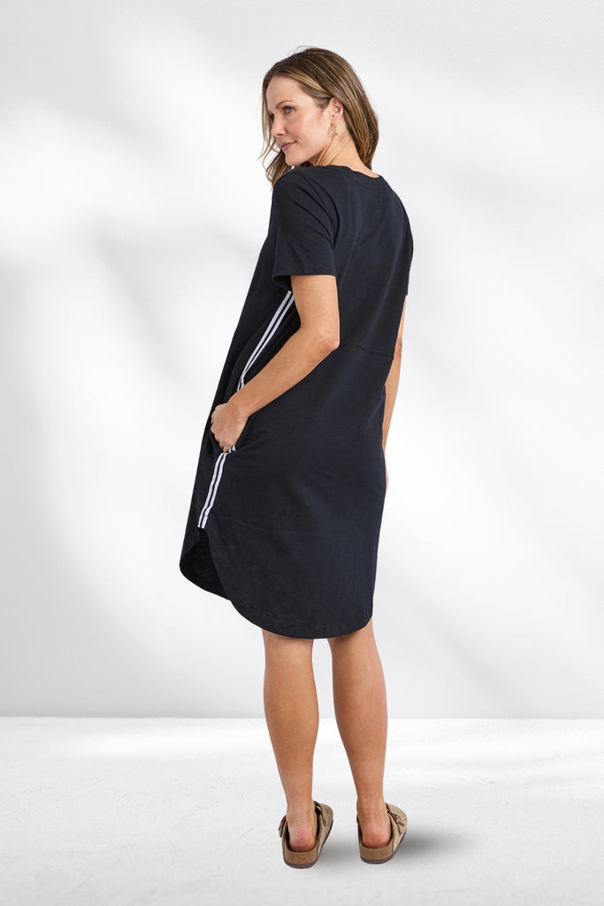 Foxwood Bay Tape Dress Black From BoxHill