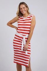 Foxwood Bondi Dress Spicy Orange White Stripe From BoxHill