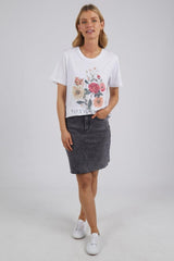 Foxwood Bouquet Tee White From BoxHill