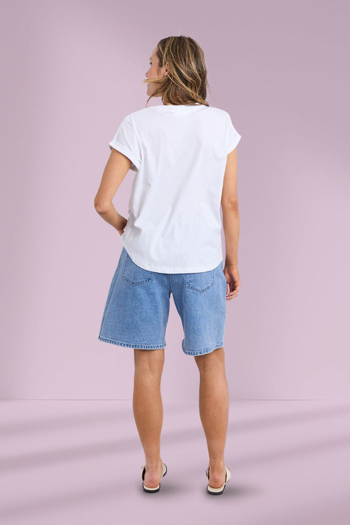 Foxwood Confetti Tee White From BoxHill