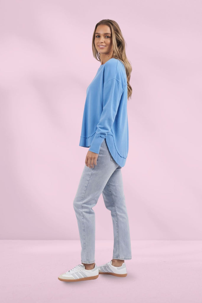 Foxwood Delilah Crew Azure Blue From BoxHill