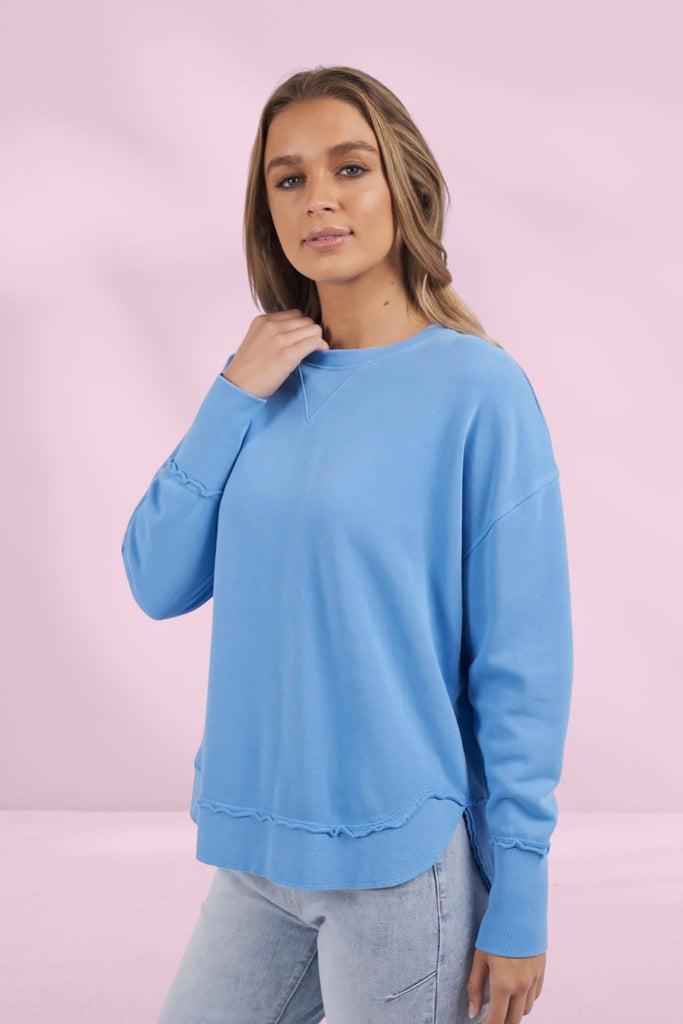 Foxwood Delilah Crew Azure Blue From BoxHill