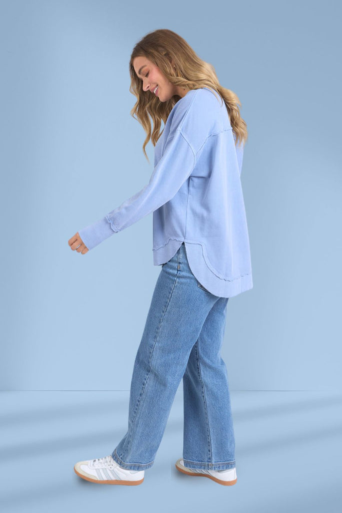 Foxwood Delilah Crew Light Blue From BoxHill