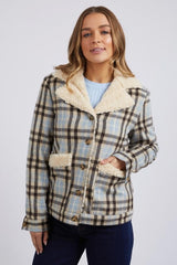 Foxwood Demi Check Jacket Blue Check From BoxHill