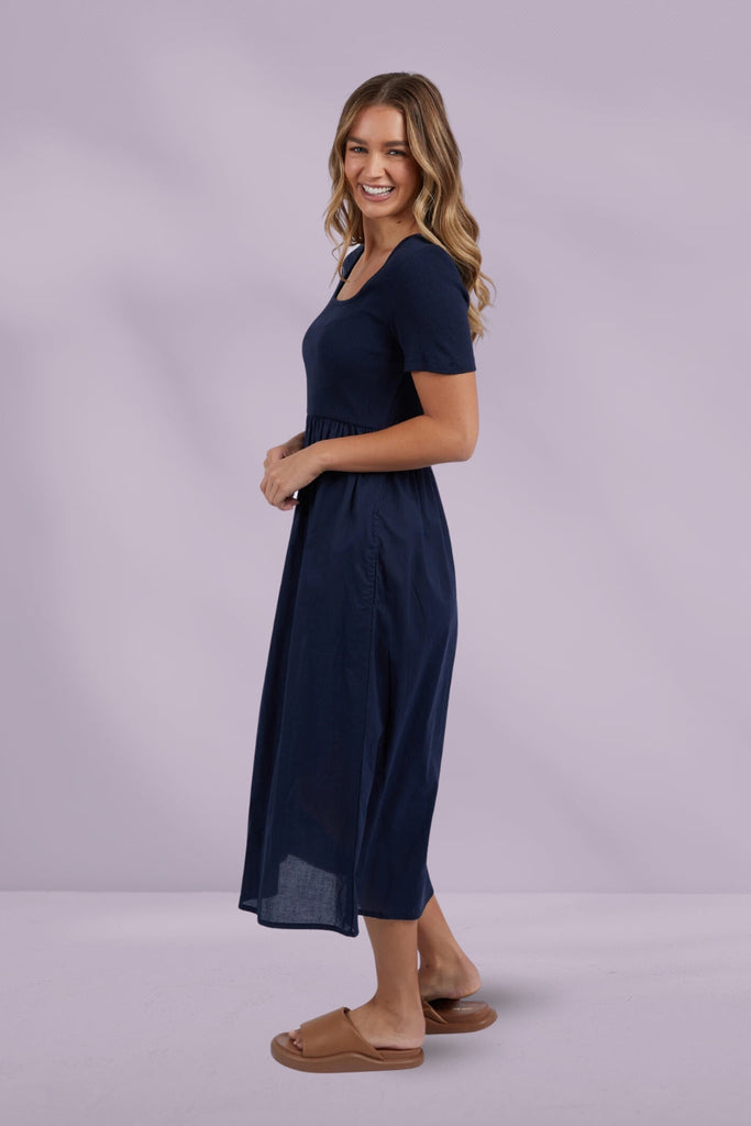 Foxwood Ella Dress Dark Sapphire From BoxHill