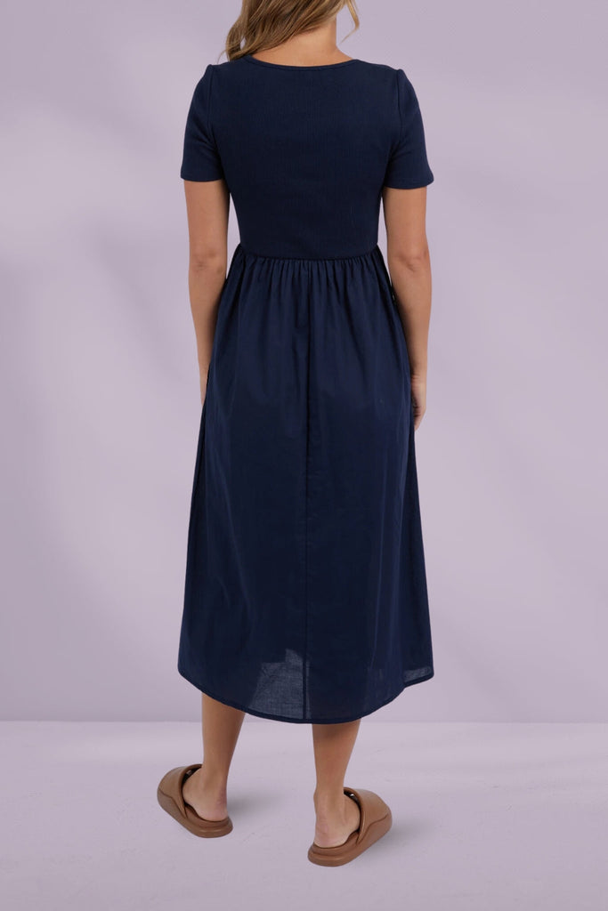 Foxwood Ella Dress Dark Sapphire From BoxHill