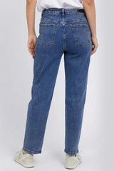 Foxwood Enmore Wide Leg Jeans Blue From BoxHill