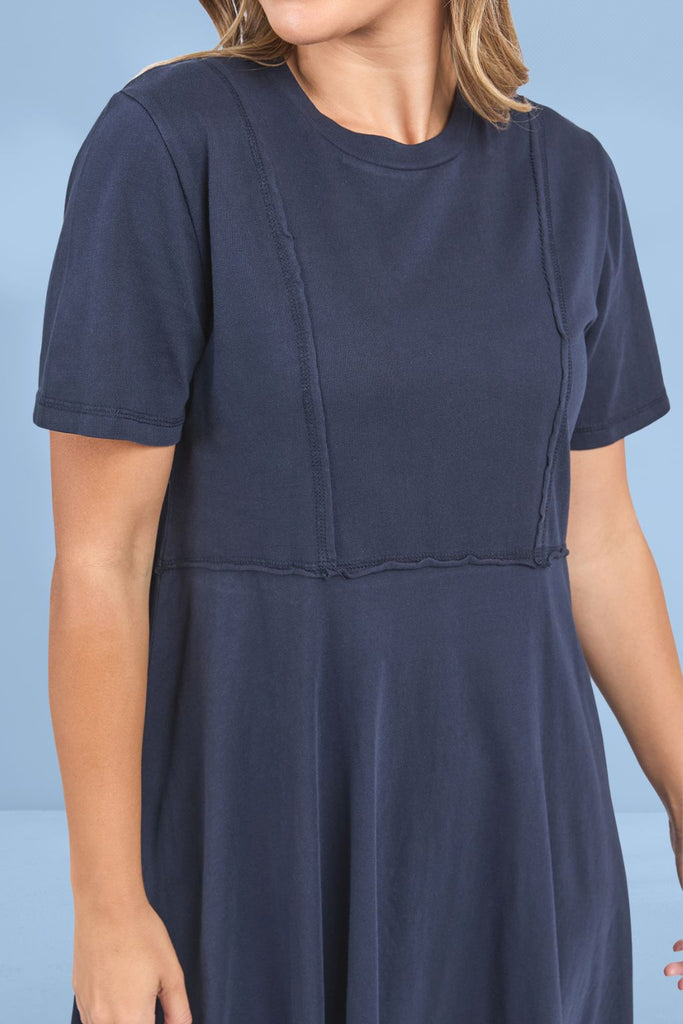 Foxwood Eva Dress Navy From BoxHill