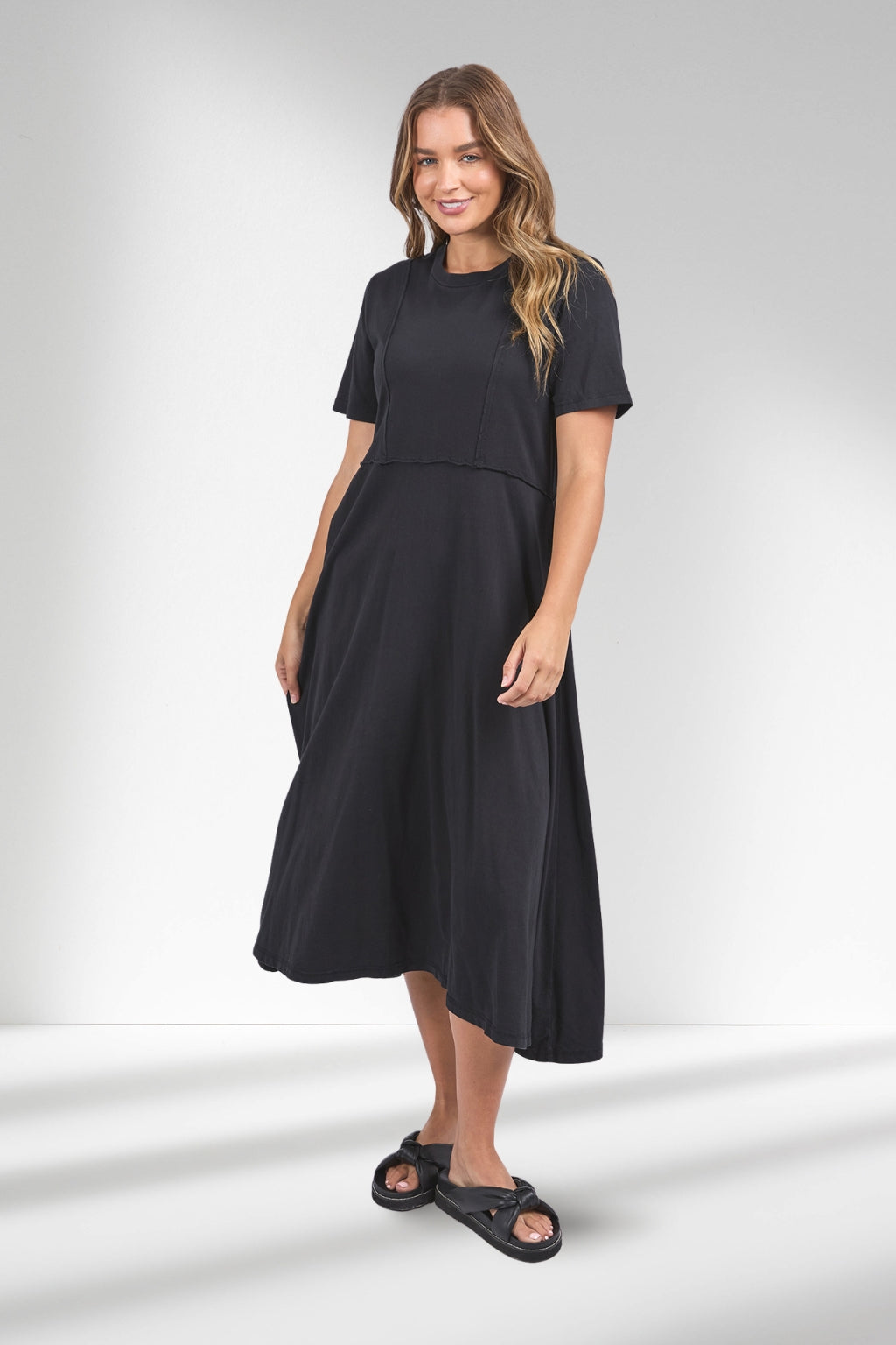 slim fit dress slacks Astrid Midi Dress