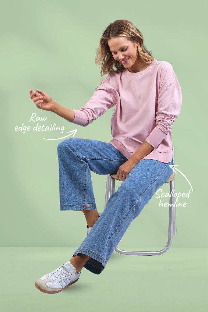 Foxwood Farrah Long Sleeve Blossom Pink From BoxHill