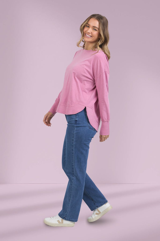Foxwood Farrah Long Sleeve Rose Pink From BoxHill