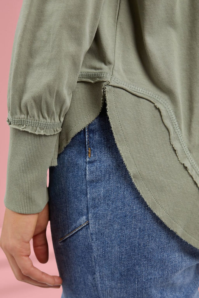 Foxwood Farrah Long Sleeve Sage Green From BoxHill