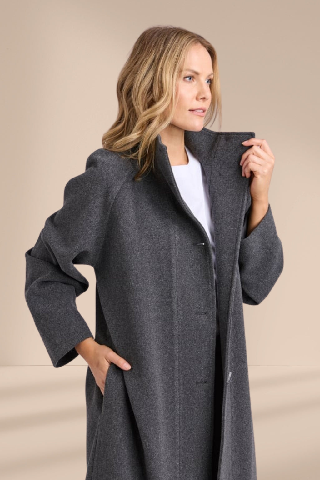 Foxwood Fermont Coat Charcoal Foxwood
