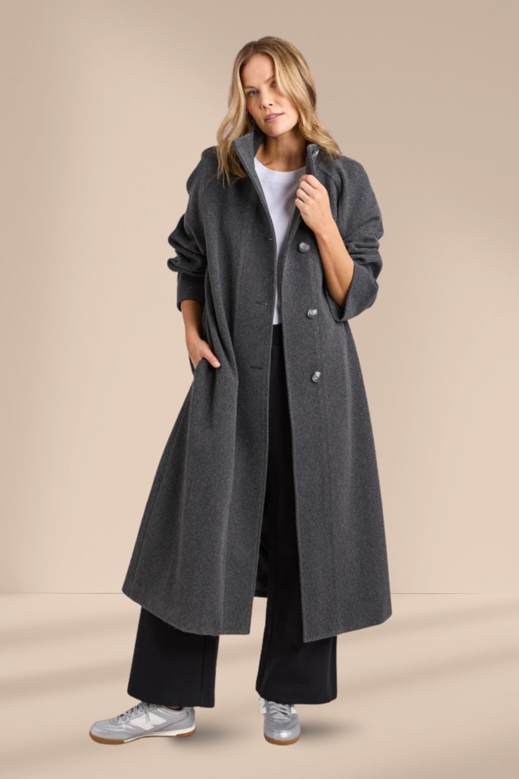 Foxwood Fermont Coat Charcoal Foxwood