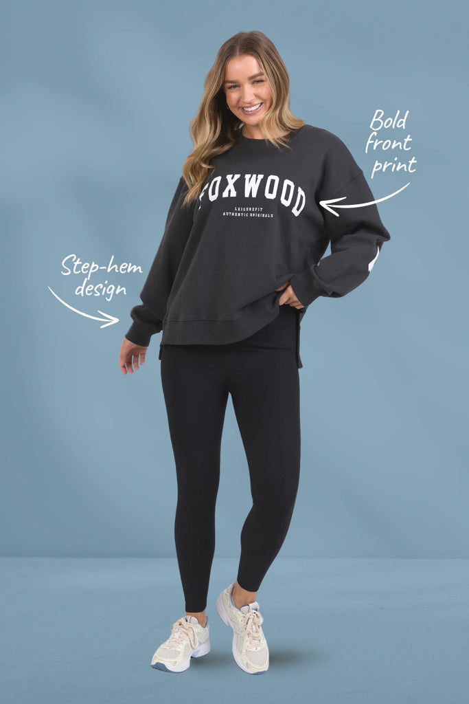 PRE-ORDER Foxwood Interval Crew Dark Grey From BoxHill