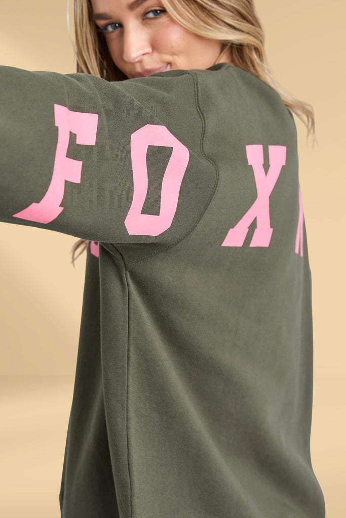 Foxwood Interval Crew Dark Khaki With Coral From BoxHill