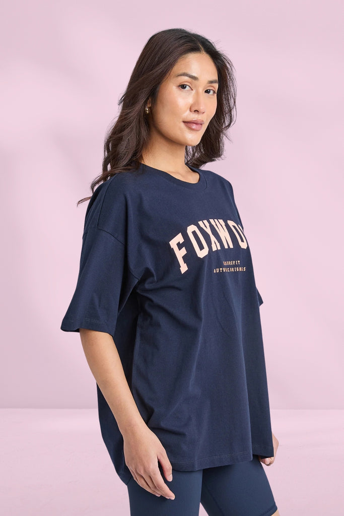 Foxwood Interval Tee Navy From BoxHill