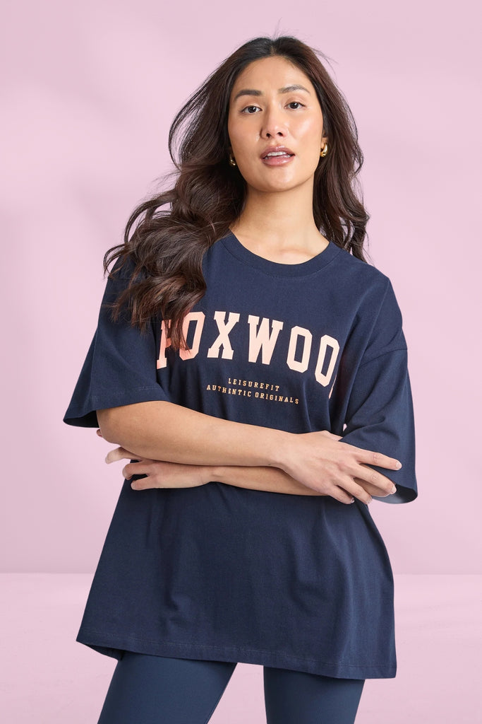 Foxwood Interval Tee Navy From BoxHill