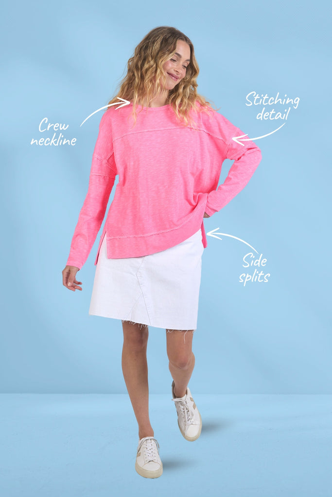 Foxwood Jayne Throw On Top Neon Rose From BoxHill