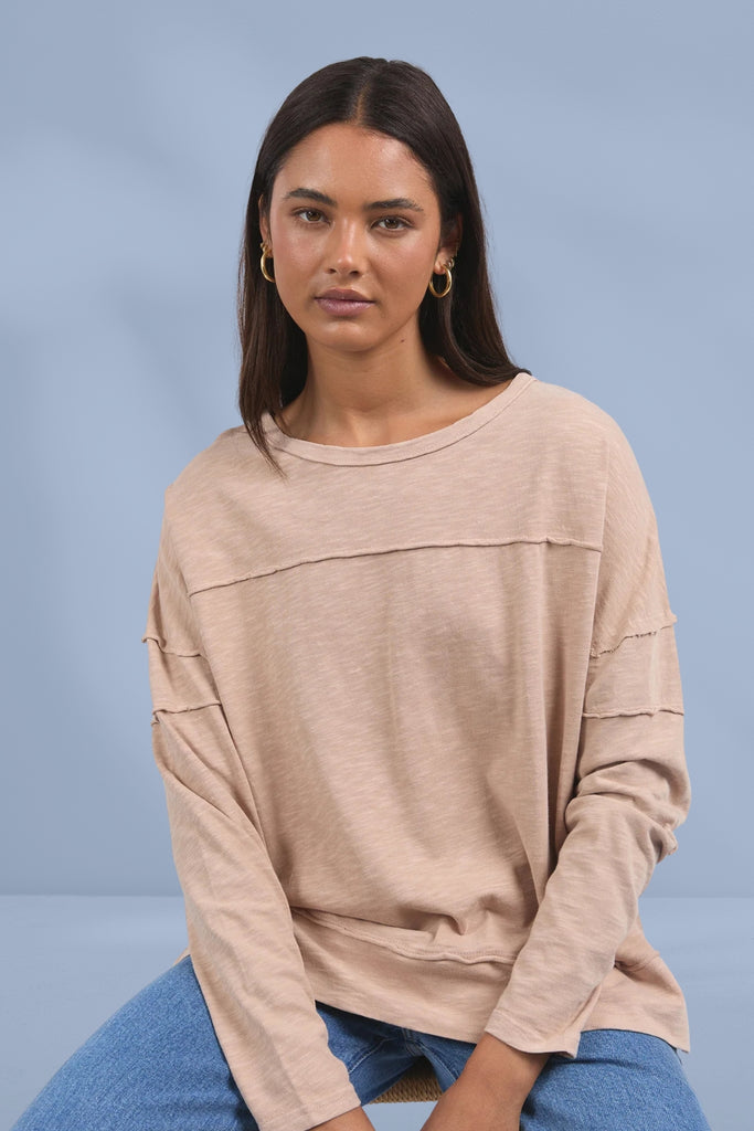 Foxwood Jayne Throw On Top Oat From BoxHill