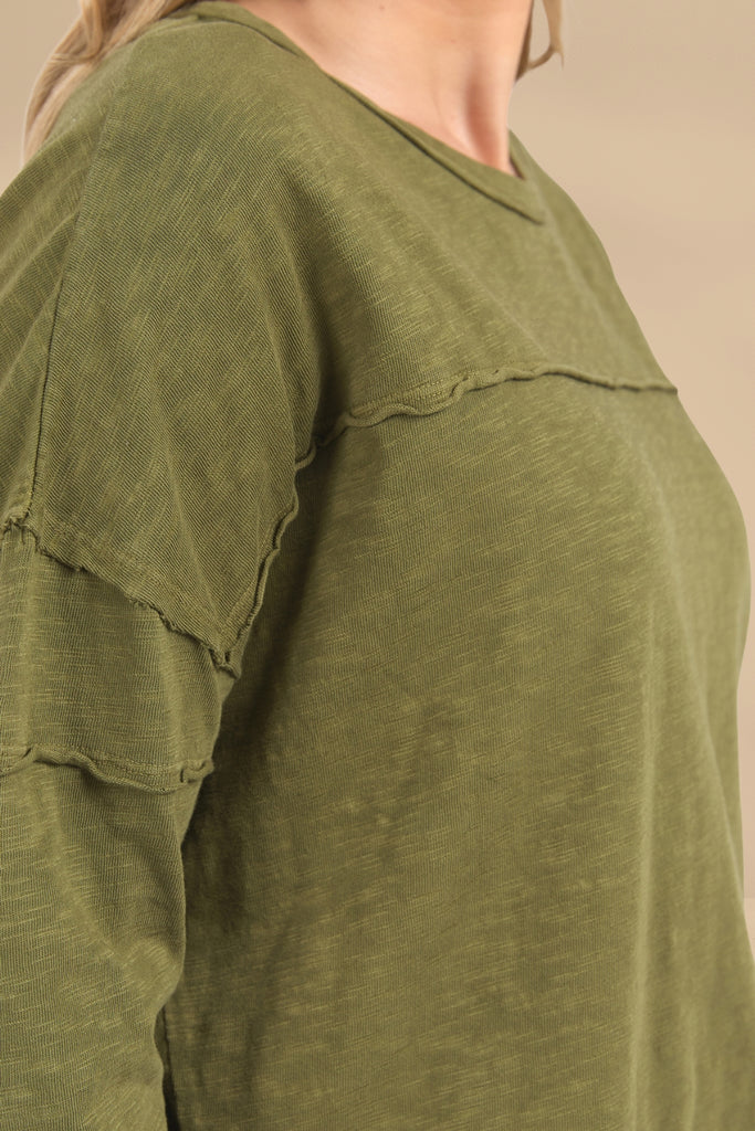 Foxwood Jayne Throw On Top Olive Green From BoxHill