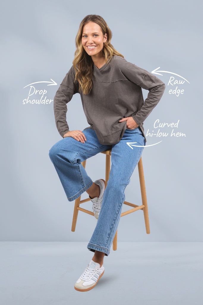 Foxwood Jayne Throw On Top Stone Grey From BoxHill