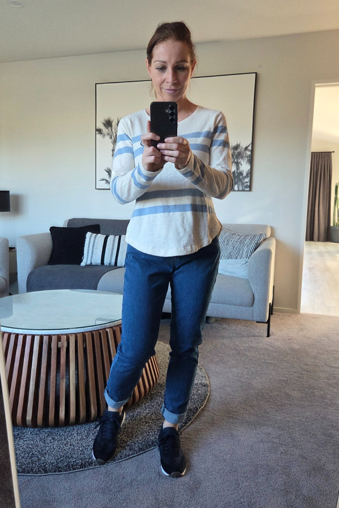 Foxwood Juliette Jogger Jeans Dark Blue From BoxHill