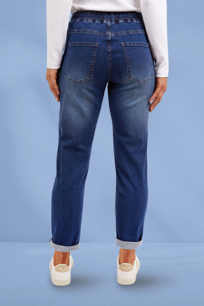Foxwood Juliette Jogger Jeans Vintage Blue From BoxHill
