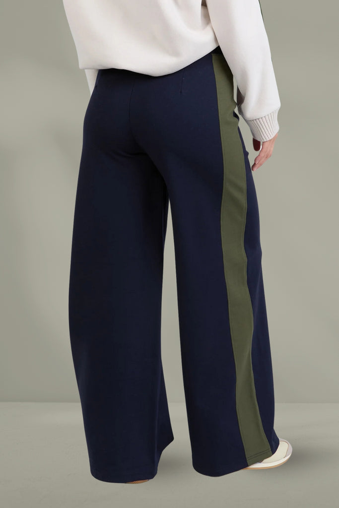 Foxwood Juno Pants Navy With Green From BoxHill