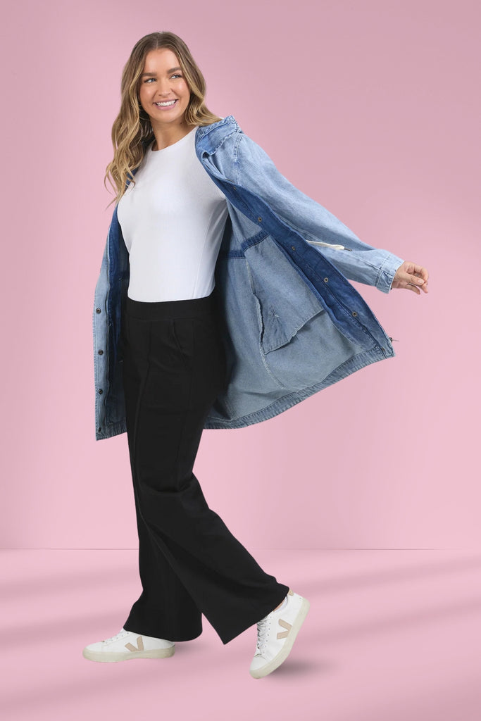 Foxwood Kingston Longline Anorak Light Blue From BoxHill