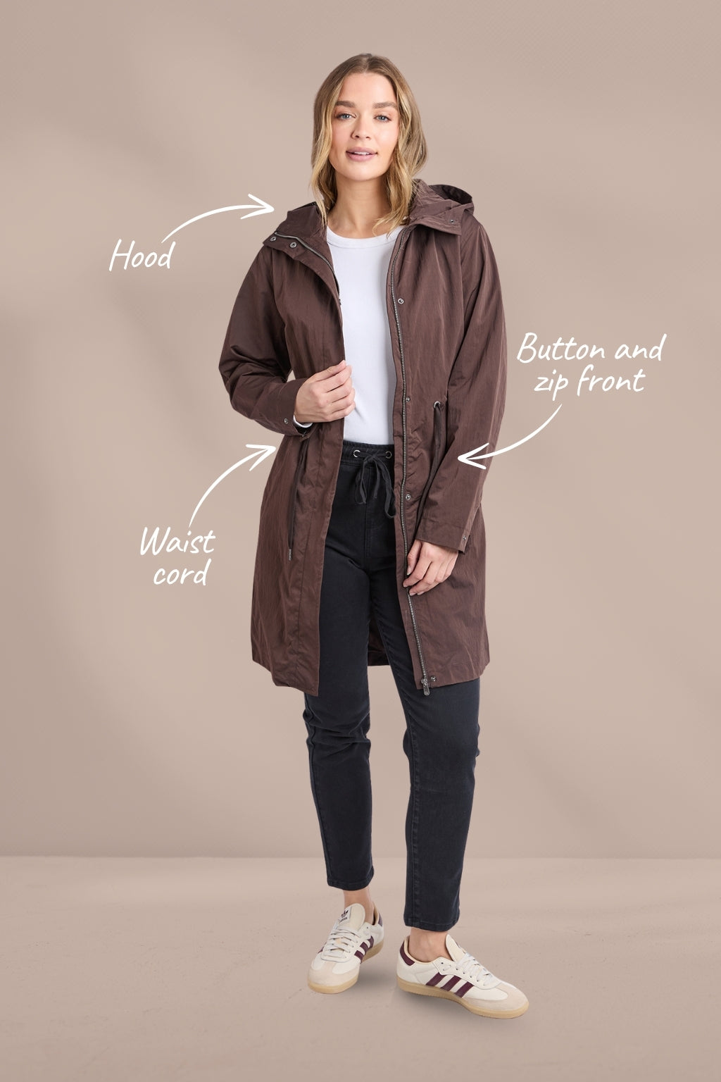 Foxwood Kingston Spray Jacket Coffee Foxwood