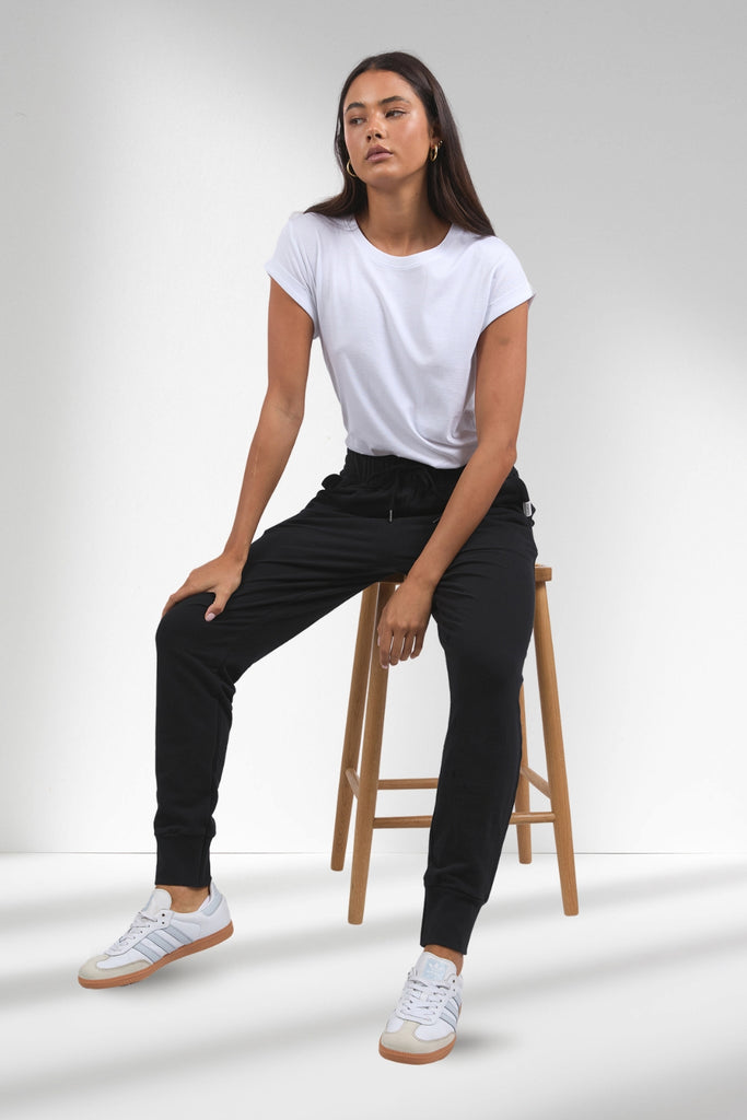 Foxwood Lazy Days Pants Black From BoxHill