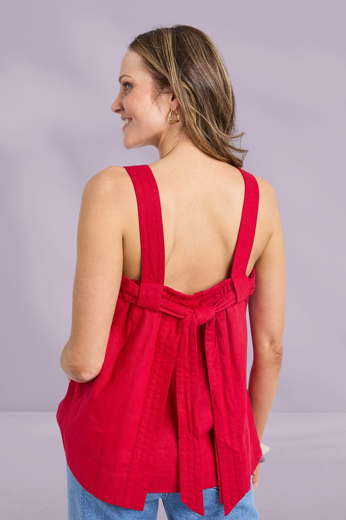 Foxwood Lourdes Top Crimson From BoxHill