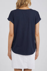 Foxwood Manly Vee Tee Navy From BoxHill