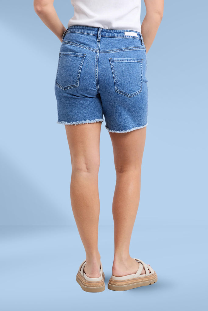Foxwood Millie Shorts Mid Blue From BoxHill