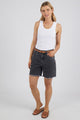 Foxwood Millie Shorts Washed Black From BoxHill