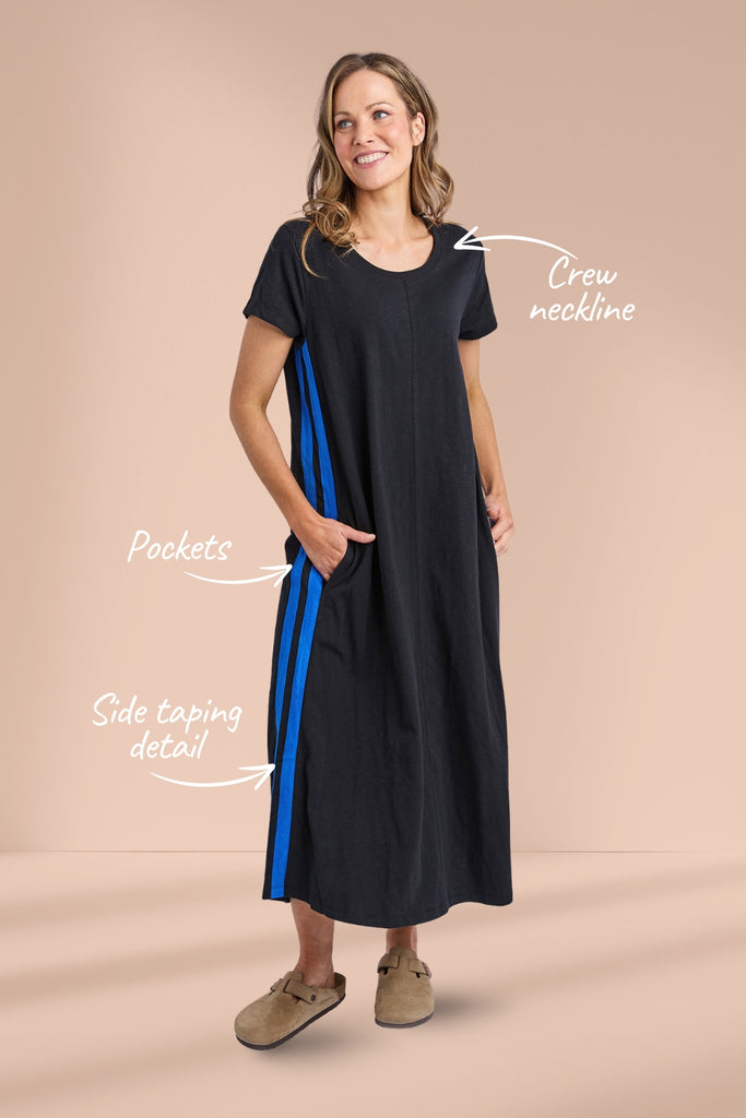Foxwood Recovery Dress Black Blue From BoxHill
