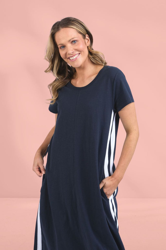 PRE-ORDER Foxwood Recovery Dress Navy From BoxHill