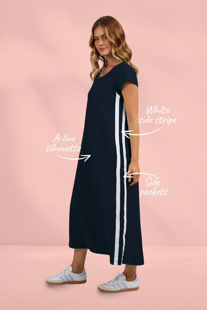 Foxwood Recovery Dress Navy From BoxHill