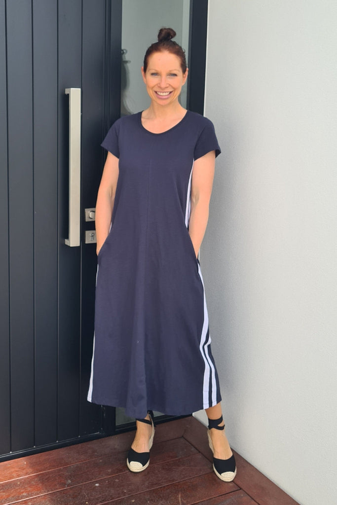 PRE-ORDER Foxwood Recovery Dress Navy From BoxHill