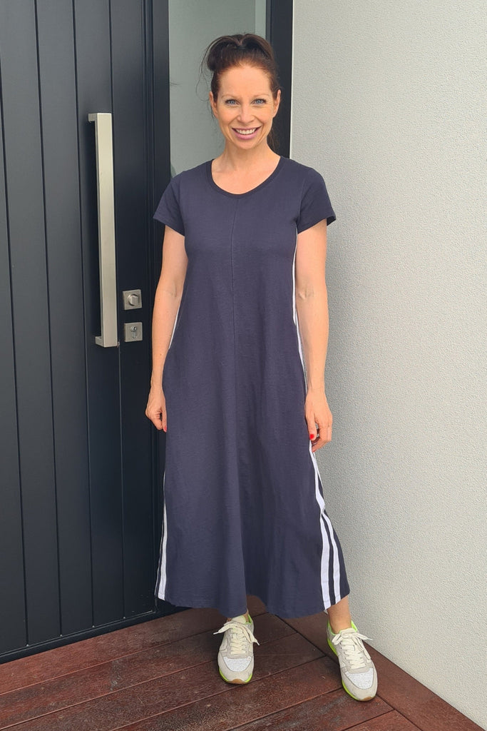 PRE-ORDER Foxwood Recovery Dress Navy From BoxHill