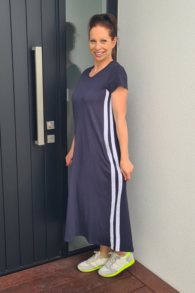 PRE-ORDER Foxwood Recovery Dress Navy From BoxHill