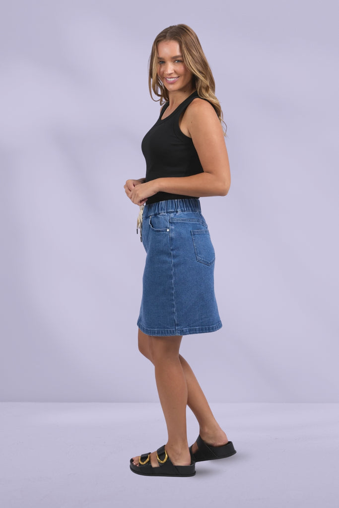 Foxwood Rio Skirt Mid Blue From BoxHill