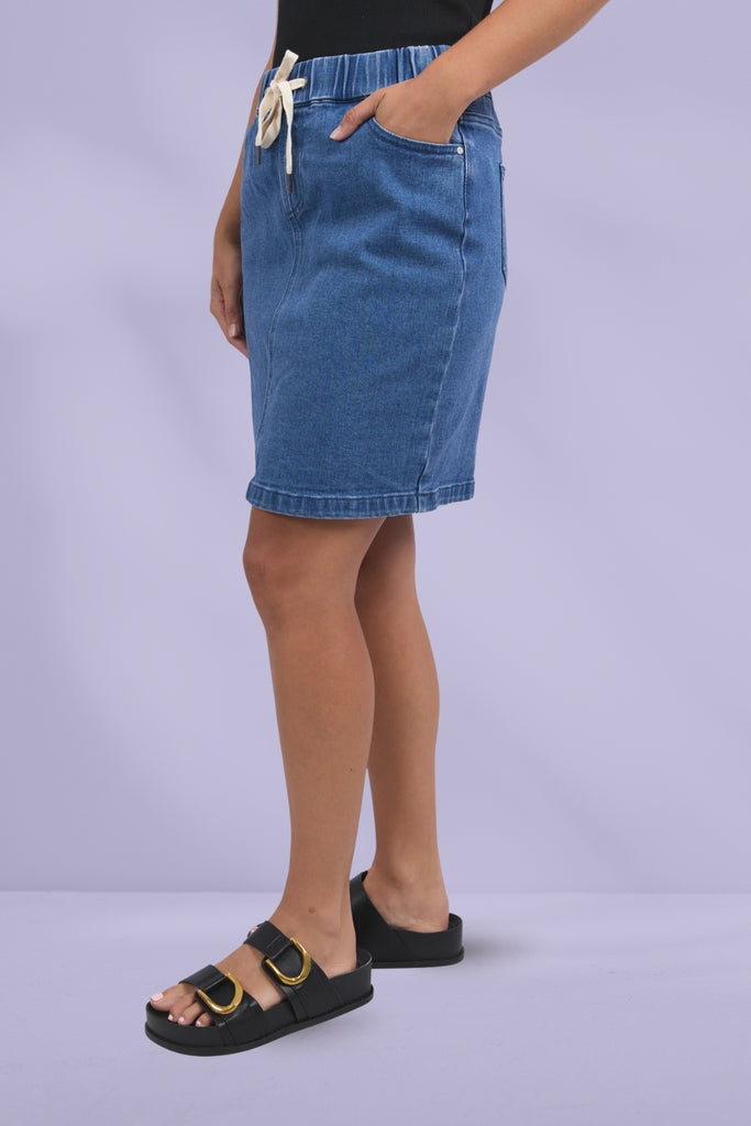 Foxwood Rio Skirt Mid Blue From BoxHill
